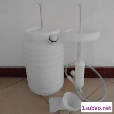 塑料冲水桶 新农村专用冲厕器 白色吹塑料桶 现货直销质量保证