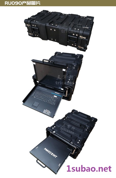 三军行RU090滚塑减震机架箱 电影拍摄星象观测勘探探测设备保护箱 影像影像电子设备机架箱图7