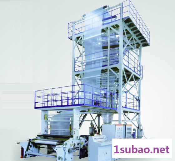 吹膜机价格 三层共挤薄膜吹塑机组（IBC膜泡内冷）吹膜机机头图2