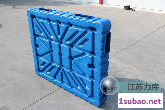 江苏力库-一体成型吹塑托盘 塑料托盘易清洗抗腐蚀化学性能稳定，可叉车使用 可上货架图2