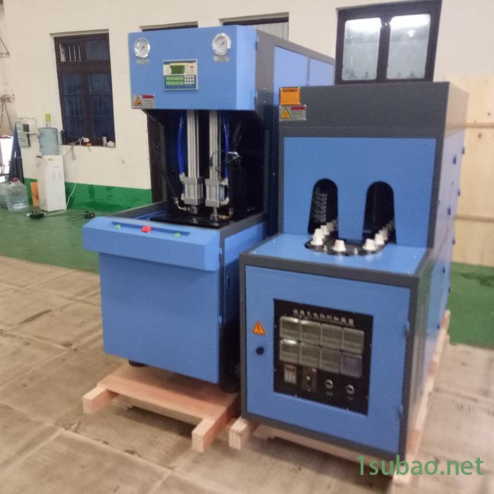 **吹瓶机矿泉水瓶玻璃水瓶广口瓶pet半自动吹瓶机吹塑机图4