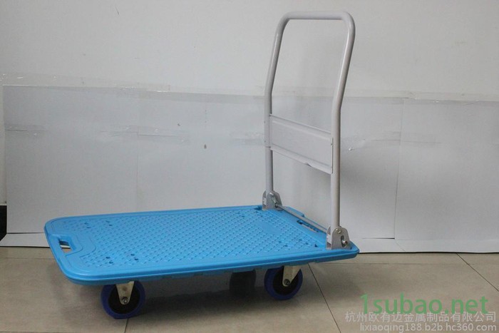 700斤真空吹塑塑料平板车 物流搬运车图3