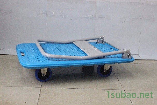 700斤真空吹塑塑料平板车 物流搬运车图2