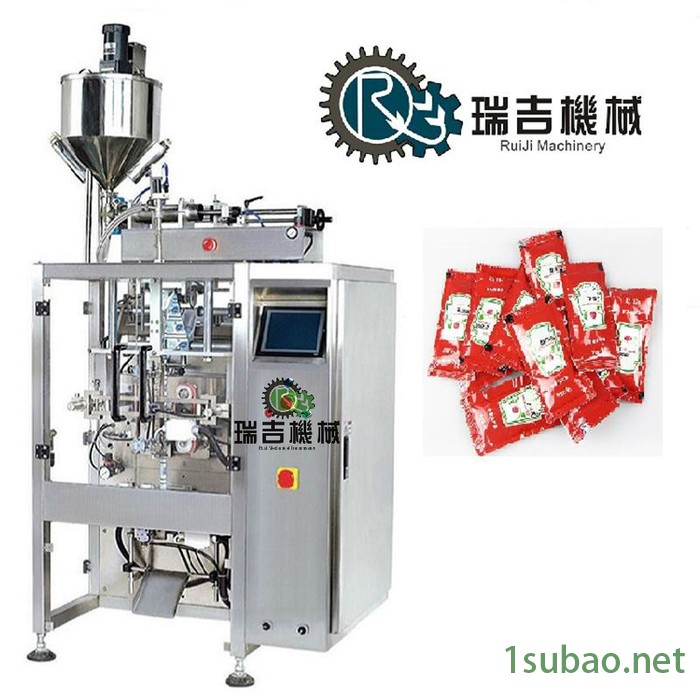 调味品自动包装机,瑞吉直供颗粒,粉剂,酱料等调料包装机械图4