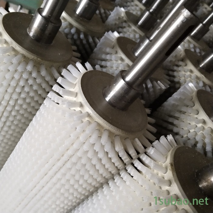 【鑫浩牌】食品机械毛刷辊包装机械毛刷尼龙丝滚刷耐磨尼龙丝辊刷圆柱形轴刷除尘毛辊图2