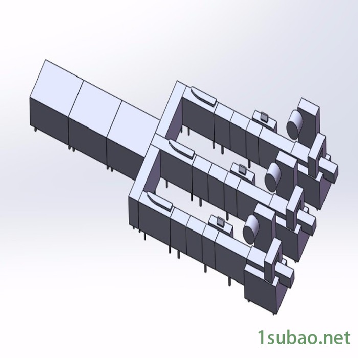 上海钦典包装机械设备枕式包装机全自动食品包装机面包理料线图3