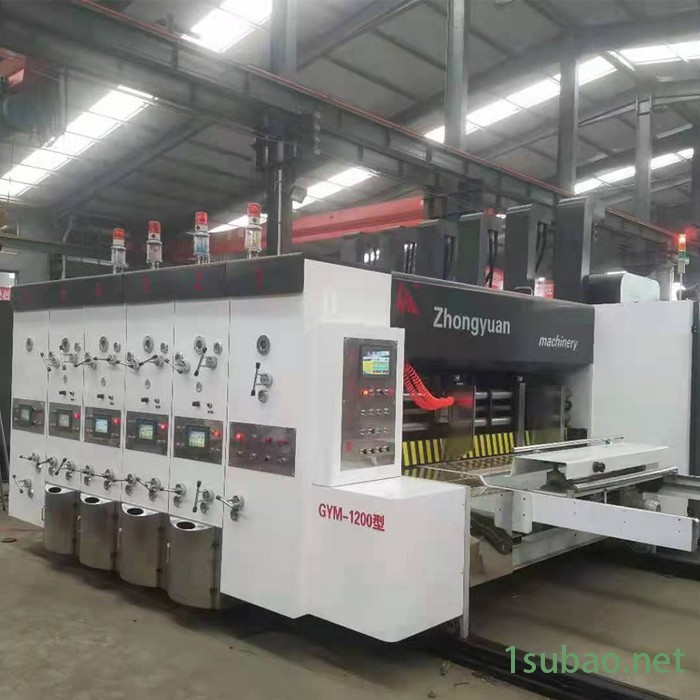 众源自动四色水墨印刷开槽机 ，纸箱包装机械，高速印刷模切机纸箱设备图2