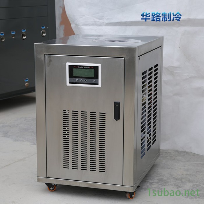 温州华路制冷 1匹冷水机现货 不锈钢工业冷水机低温制冷机 风冷式冷水机吹瓶冷水机图2