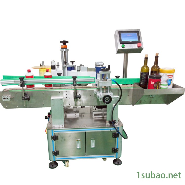 益能自動化_定位貼標機_立式貼標機_東莞包裝機械廠家現貨供應