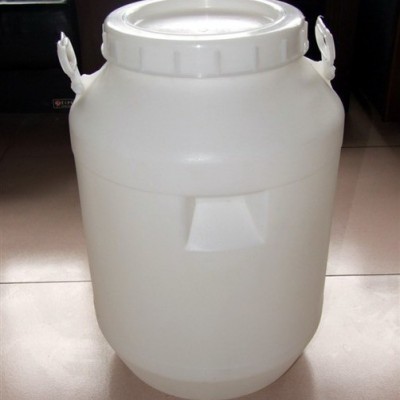厂家生产大量40L燃料物桶圆桶吹塑白色大口塑料桶密封桶随时发货 质量保障