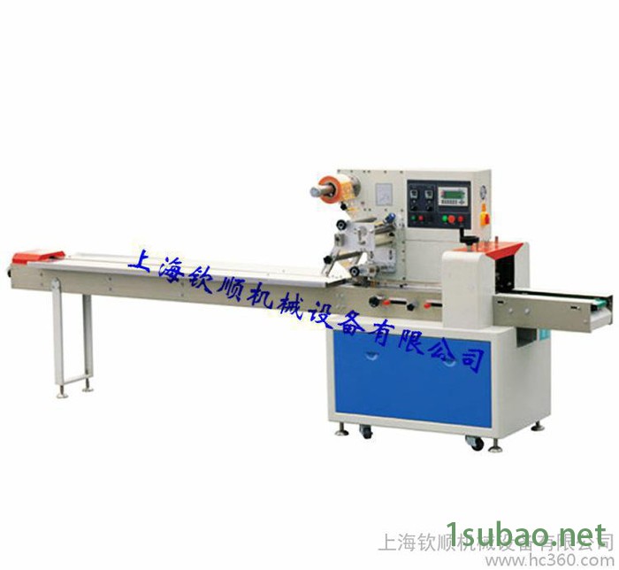 **】桃酥饼干枕式包装机 老婆饼枕式包装设备 上海包装机械厂图2