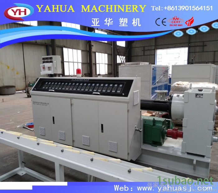 单螺杆塑料挤出机 专业生产pvc管材挤出生产线塑料管材挤出生产线图4