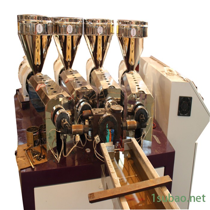 高产量挤塑机 塑胶编织藤仿藤条挤出机 三色塑藤挤出生产线 管材异形挤出图3