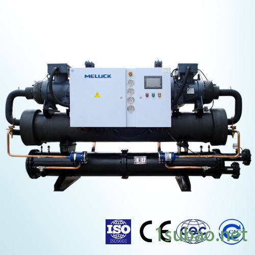厂家供应美乐柯冷冻机250WS水冷螺杆冷水机组|250匹低温-5度水冷螺杆冷冻机价格图2