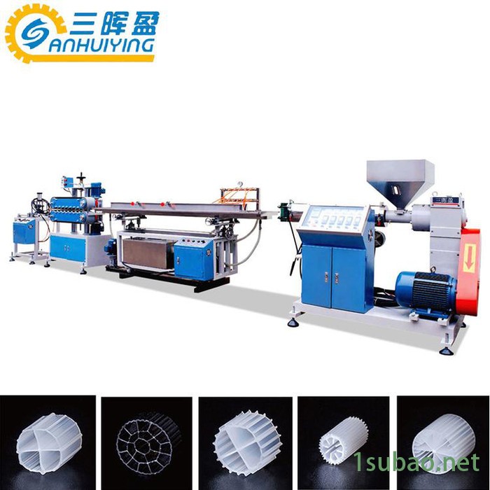 三晖盈SJ-65一出二 PP多腔管材挤出机塑料生物管生产线设备图4