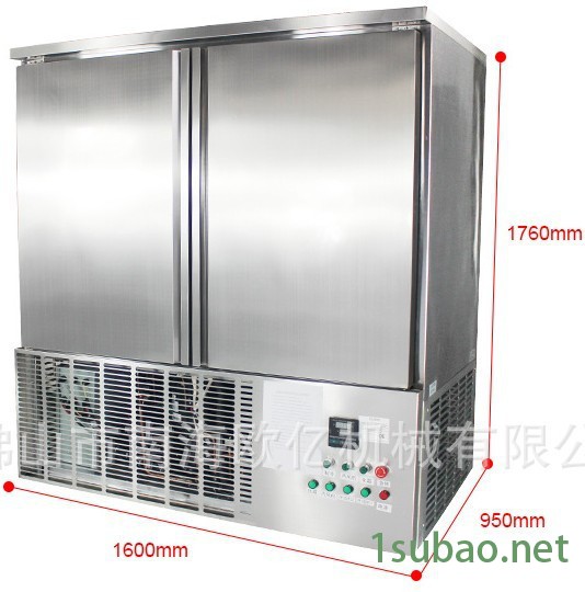 低溫速凍柜 650升餃子包子速凍冷藏箱 兩門商用速凍機冷凍機