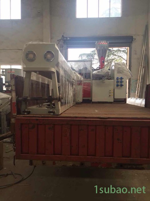 张家港市华德65锥形双螺杆挤出机一出二pvc电工穿线管管材生产线图3