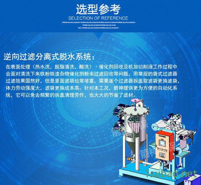 清洗工艺 除渣除铁系统 装置由电脑自动控制 加工定制图3