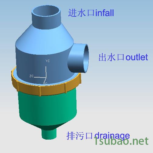 JZQL-100雨水弃流过滤装置  DN100雨水自动弃流装置 初期雨水排污设备  雨水弃流装置图7