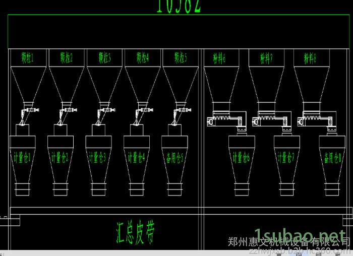 惠文HW-PLC 自动化配料系统 全自动配料装置 粉末配料秤 颗粒定量配料秤图7