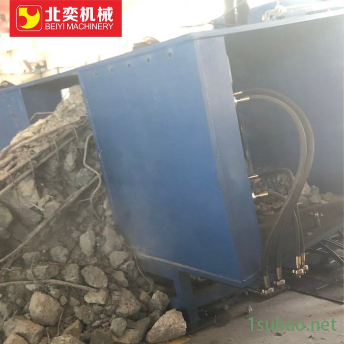 北奕BY 全自动支撑梁粉碎机取出支撑梁钢筋以及建筑废破碎混泥土支撑梁全自动混凝土粉碎机图4