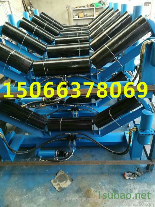 内蒙**皮带防跑偏装置  断带抓捕器 全自动液压纠偏器图3