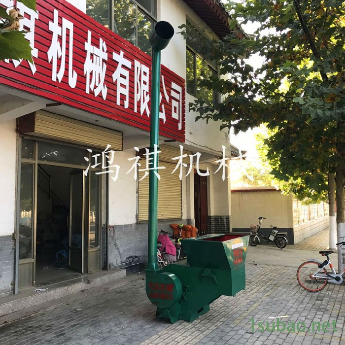 自动进料粉碎机视频图片 吸尘装置粉碎机 鸿祺HH锤片饲料粉碎机图3