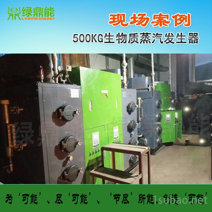绿鼎能直销600KG生物质蒸汽发生器全自动 自带除尘装置小型蒸汽发生机图3