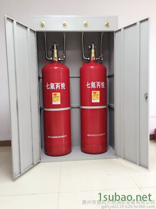 大地消防 90L柜式七氟丙烷灭火系统 无管网七氟丙烷自动灭火装置 七氟丙烷气体灭火系统 气体灭火设备 七氟丙烷厂家图2