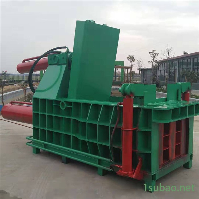 潍坊废品回收金属压块机全自动废铁压块机125吨金属刨花压块机图8