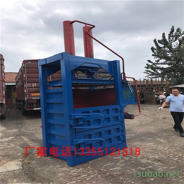 压缩打捆立式液压机 回收废品立式打包机 半自动油压打包机图6