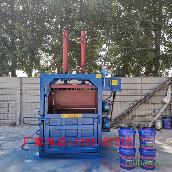 压缩打捆立式液压机 回收废品立式打包机 半自动油压打包机图2