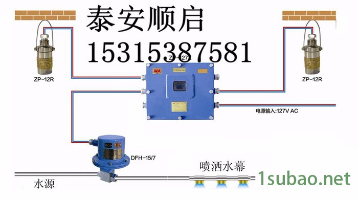顺启ZPR127大巷自动喷雾降尘装置图6