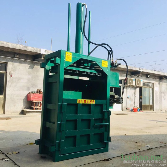 纸箱自动回收液压打块机 启航纸条纸板挤块机 编织袋打包机型号图8