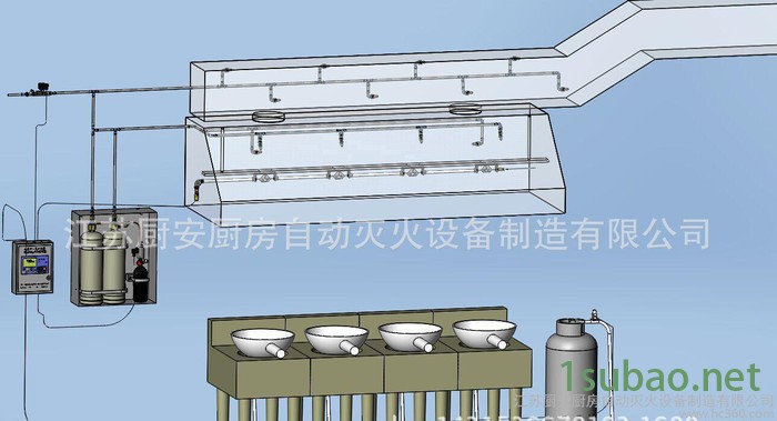 24小时商用厨房自动灭火装置图2