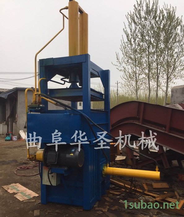 立式废纸压缩打包机 半自动纸箱打捆机 小型碎纸回收打包机图2