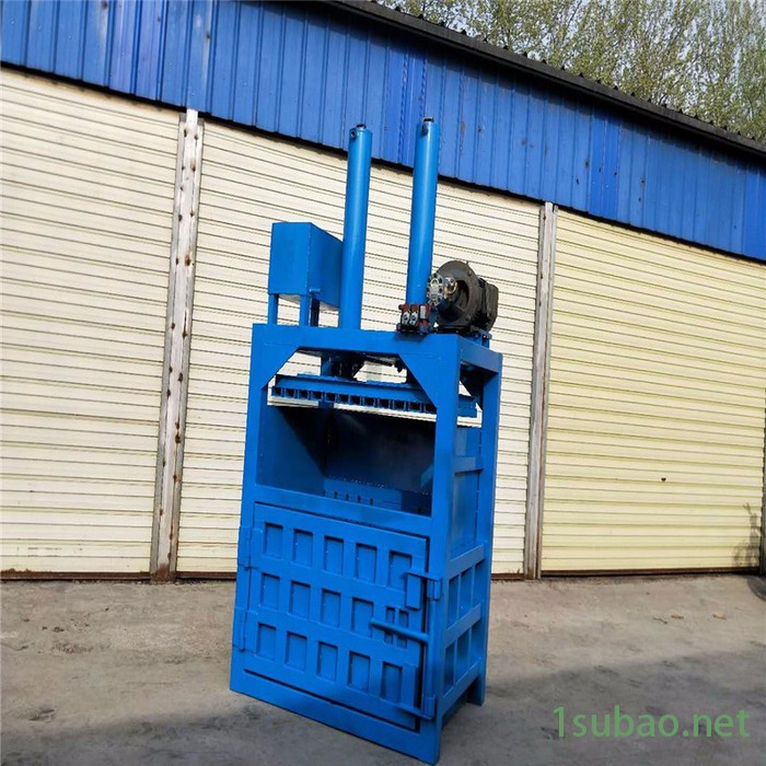 半自动废品回收打包机  金属易拉罐液压打包机 废纸废纸壳打块机厂家图2