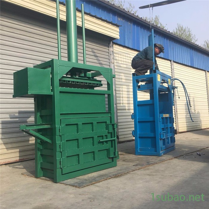 半自动废品回收打包机  金属易拉罐液压打包机 废纸废纸壳打块机厂家图6