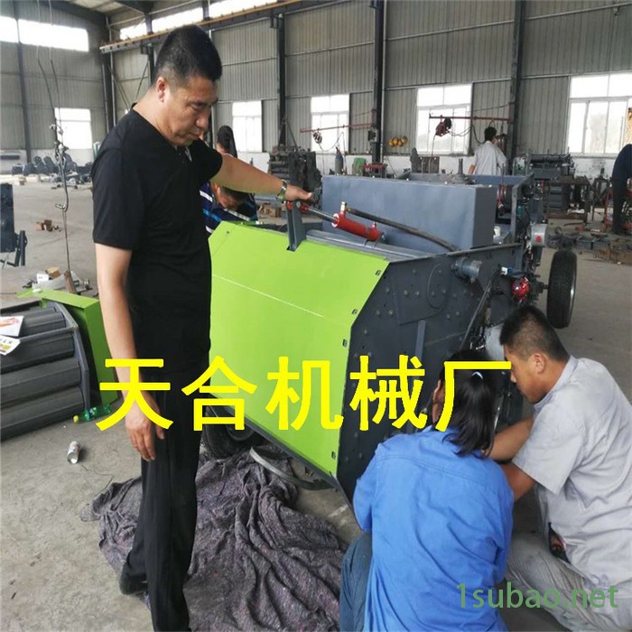 天合全自动捡拾进料稻草打捆机 玉米秸秆捡拾稻草打捆机 秸秆回收机图5