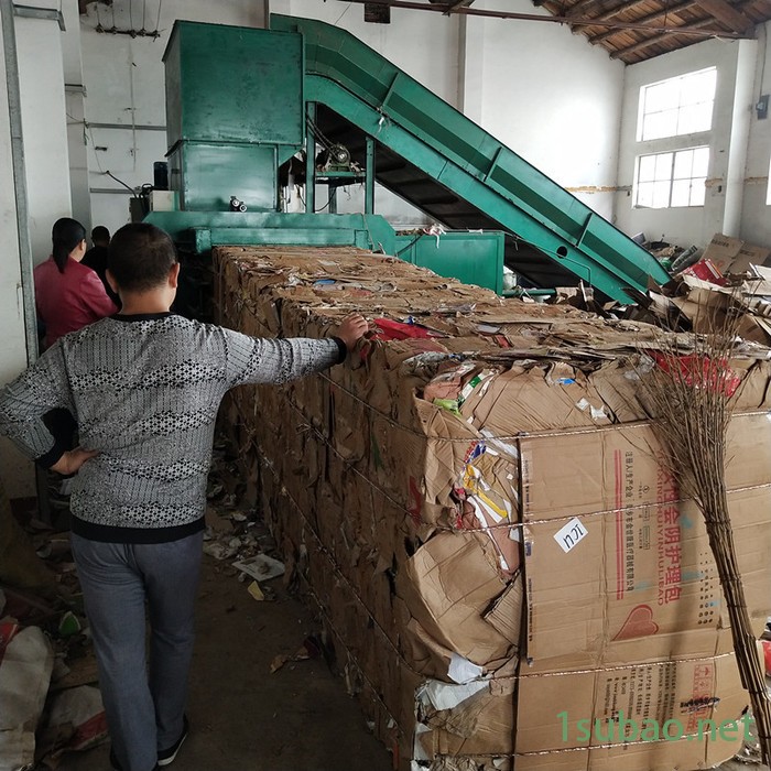 全自动液压打包机60吨卧式秸秆打包机回收站专用卧式打包机图7