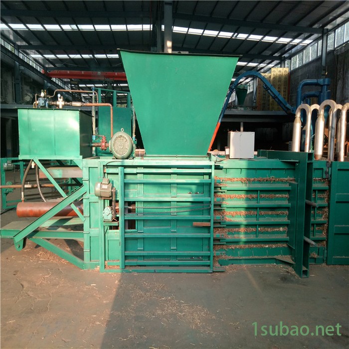 全自动液压打包机60吨卧式秸秆打包机回收站专用卧式打包机图5