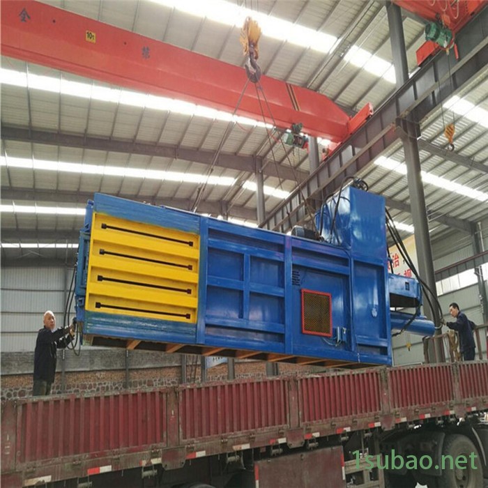 全自动液压打包机60吨卧式秸秆打包机回收站专用卧式打包机图4