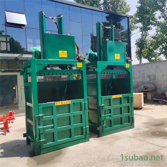 佳鑫机械 双行电动液压打包机 半自动易拉罐压扁机 可回收垃圾液压打包机图3