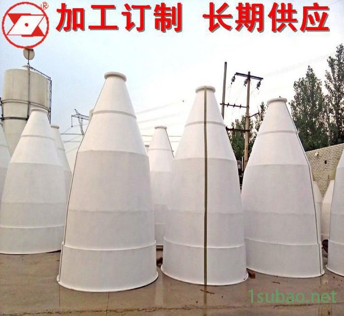 厂家猪自动化喂养设备配件-玻璃钢料仓 自动供料玻璃钢饲料塔图3