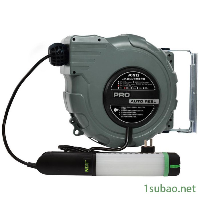 强生新款JON12D3经典型卷轴 自动回收卷管器 220V/12V LED灯电源线卷线器图3