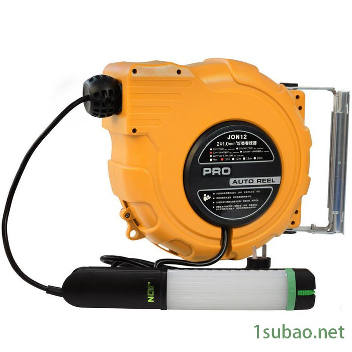 强生新款JON12D3经典型卷轴 自动回收卷管器 220V/12V LED灯电源线卷线器图5
