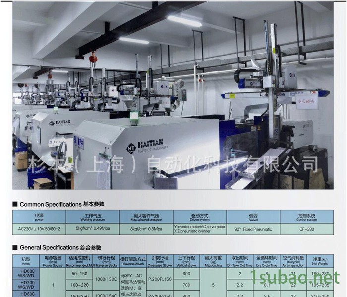 注塑机上下料机械手 注塑机械控制系统 工业产品自动化取出图2