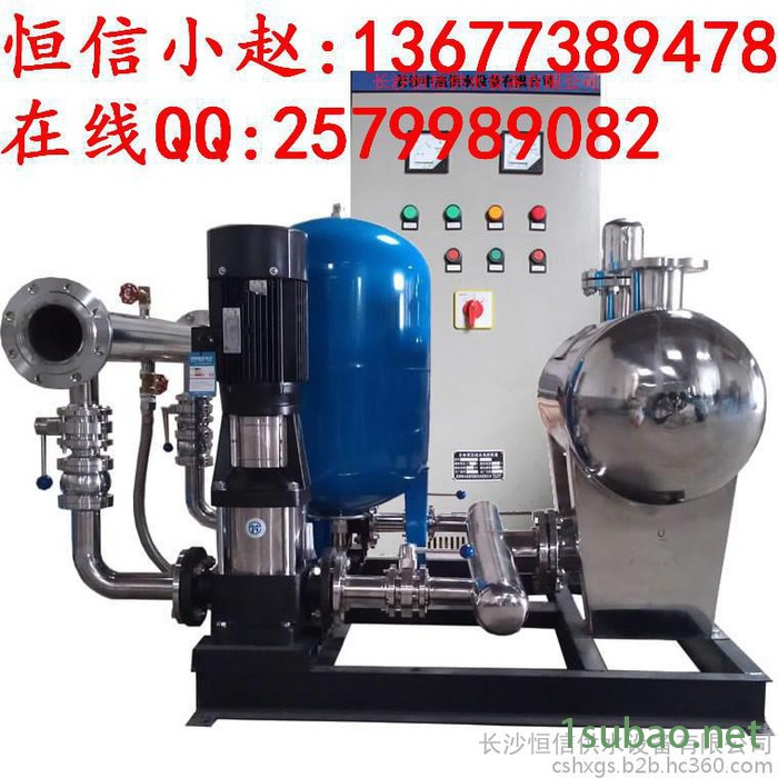 恒信供水设备无塔供水器、直连无吸程自调压变频供水装置、全自动增压装置、全自动加压装置图3