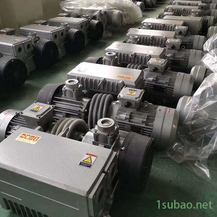 上海久信X-160单级旋片真空泵 吸塑机气泵包装机气泵图2