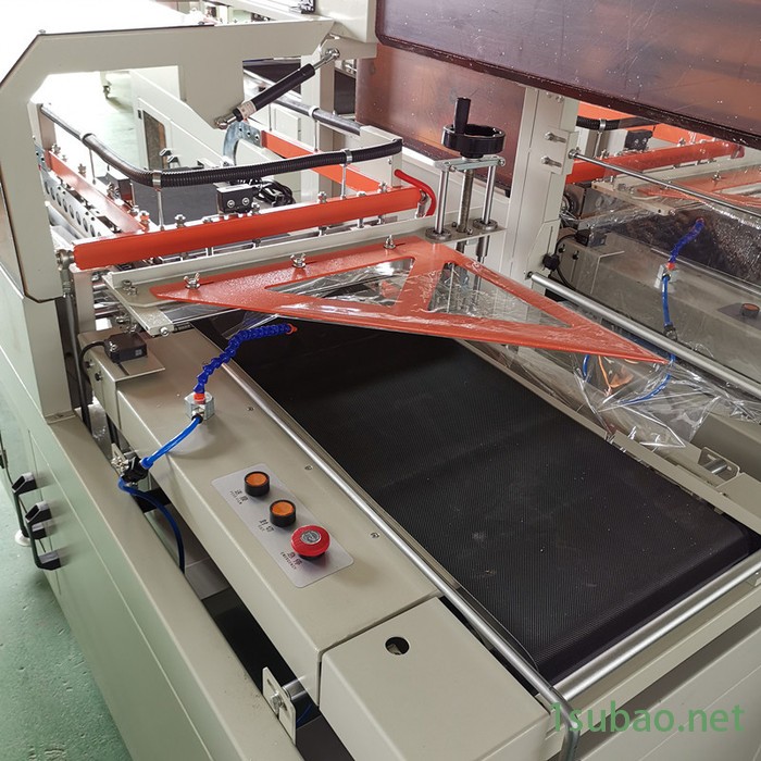 长期供应450型POF膜吸塑机 不锈钢滚轴收缩机 化妆品套盒封塑膜包装机图5